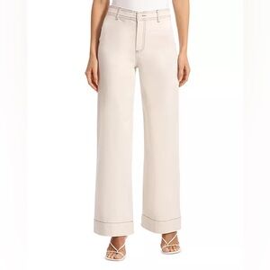 Bagatelle Cream High Rise Wide Leg Pants Size 6